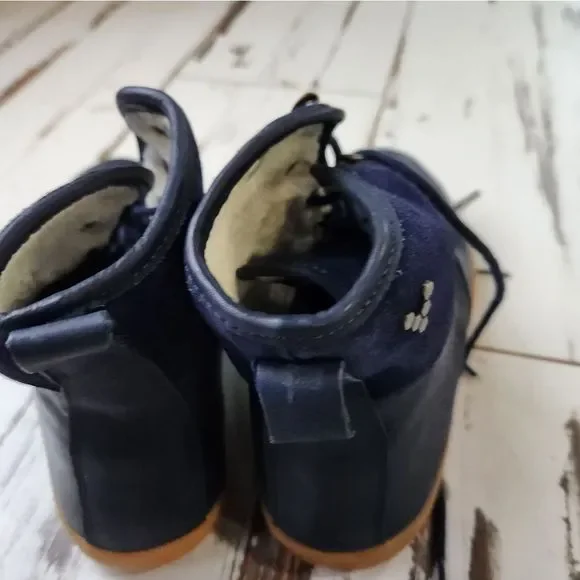 Vivobarefoot Gobi navy lace up lined boots size 40 EU 8.5 - 9 US - Picture 3 of 8